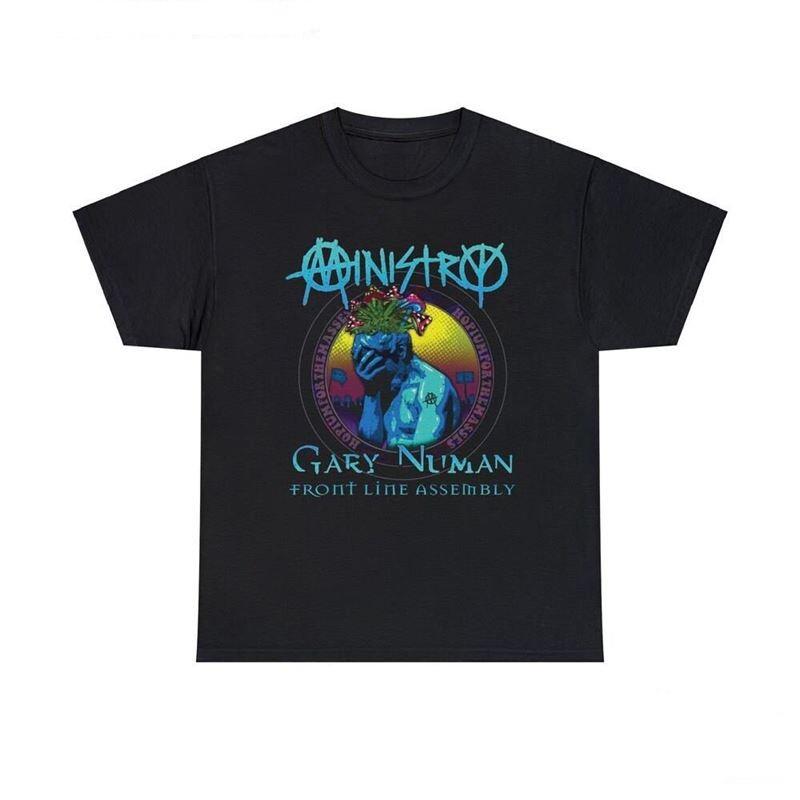 

New Gary Numan Ministry Spring 2024 Tour Gift For Fans Unisex S5XL Shirt Unisex T-Shirt S