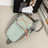 Schoolbag1011 Autumn New Outdoor Backpack Men's Contrasting Color Mountaineering Bag Retro Lightweight Travel Bag Sports Portable Schoolbag