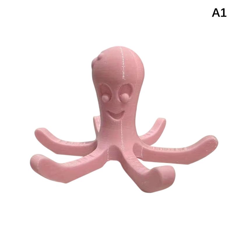 

1Pc Octopus Shaped Water Bottle Drying Rack for Quick Ventilation Universal Compatibility for Kitchen Office Travel Use розовый