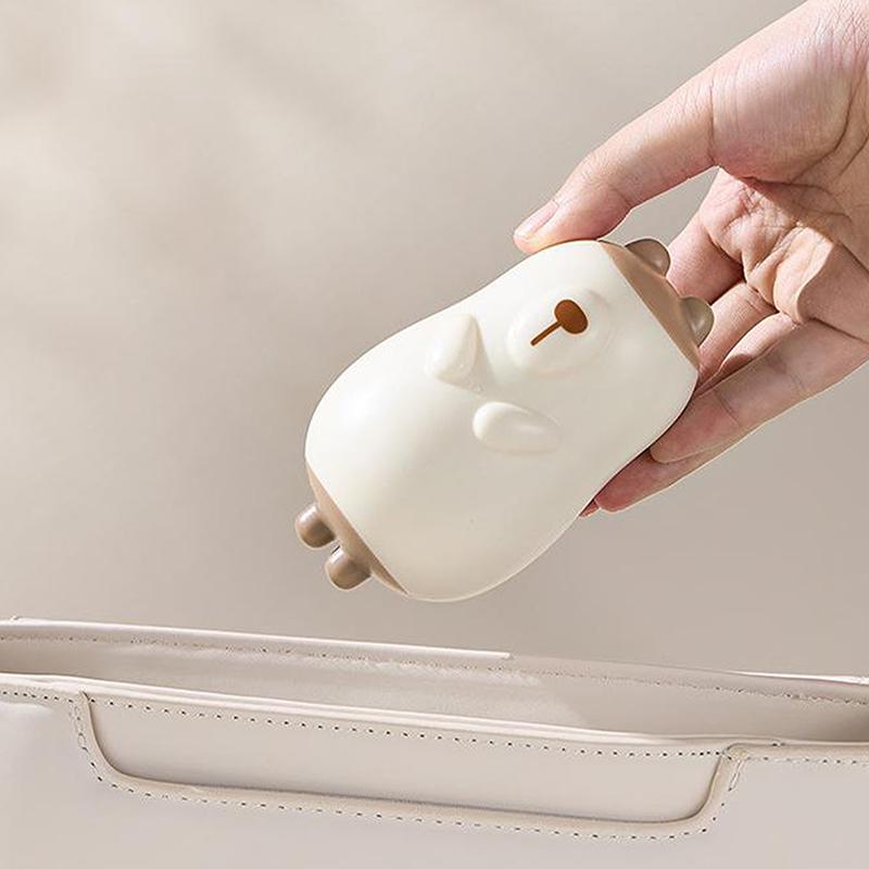 Cute Manual Hair Remover Roller Reusable Strong Adhesive Remove Hair And Adhesions From Clothes Home Use Compact Portable