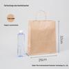 Kraft Paper Tote Bag for Milk Tea, Gift, or Shopping with Logo Printing