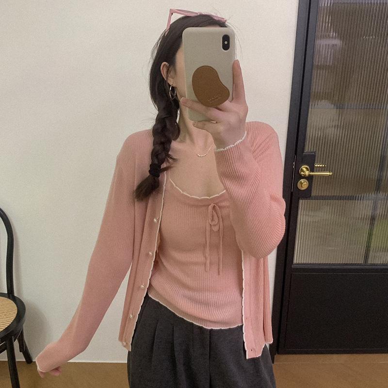 Women's Lightweight 50% Wool 50% Mulberry Silk Cardigan - 4-Season Versatile Knitwear for All-Year Comfort & Style