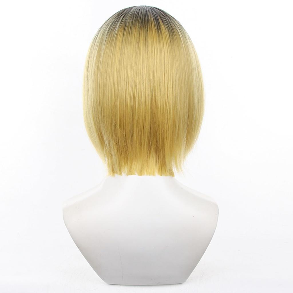 Kenma Kozume Cosplay Kozume Kenma Anime Wig for Everyday Cultural School and Cosplay Includes Wig Net Wig, Short, Haikyu!! Wig, Heat-Resistant,