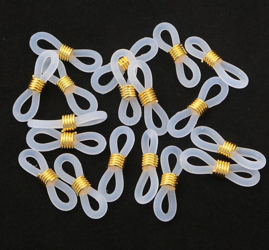 Silicone Anti-Slip Glasses Cord with 8-Shaped Buckle