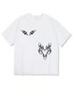 MIDNIGHT12AM Eteria Short Sleeve T-Shirt White
