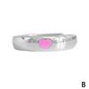 Punk Style Glow In Dark Ring Blue Pink Color Adjustable Ring New Luminous Ring  for Jewelry Gifts