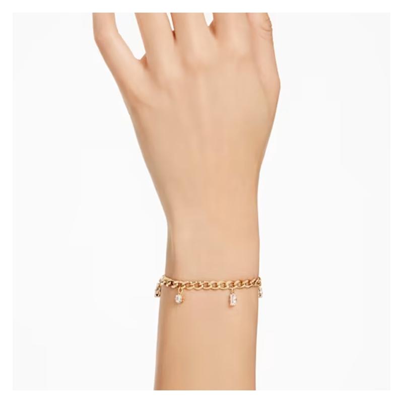 Swarovski Gemstone Pendant Dextera Bracelet Women's Gold 5665830