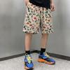 Men's Plus Size Streetwear Quick Dry Shorts, Elastic Waist Loose Breathable Summer Casual Shorts