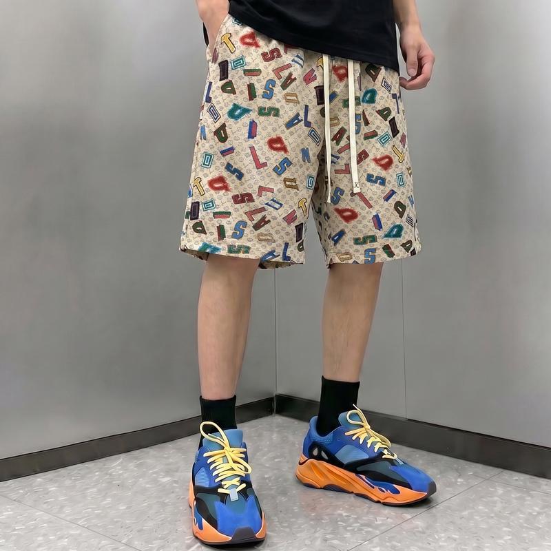 Men's Plus Size Streetwear Quick Dry Shorts, Elastic Waist Loose Breathable Summer Casual Shorts