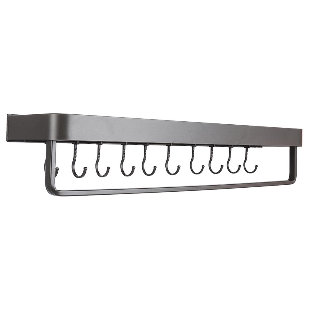 Bathroom Shower Shelf Wall Mounted Towel Storage Rack Shampoo Organizer Holder