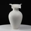 Paris White Decorative Ceramic Vase with Decorative Collar - 42cm