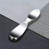 Stainless Steel Chopstick Rest with Spoon Holder Modern Dining Utensil Rest Rust-Resistant Easy-Clean Tableware for Home Dining
