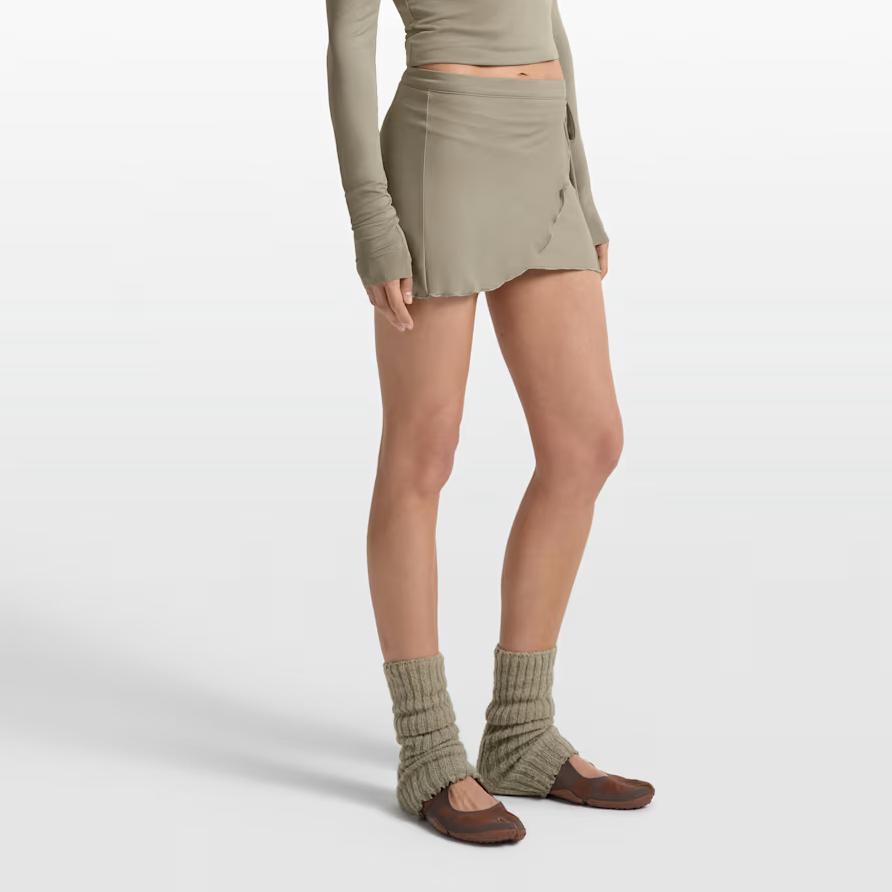 Nike × SKIMS Stretch Knit Lightweight Versatile Comfortable Fashionable Casual Skirt Women Skirts SKIRTSKT10091W-DNE