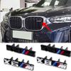 DSJW3 Car Front Grille Badge Logo Sticker M Series Number Sticker ABS Logo Suitable for BMW X2M X3M4 X5M X6M 7 F48 G01 E84 F10 F30 G11