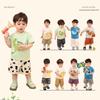 LUSON 2025 Summer Baby Boy Cartoon T-Shirt