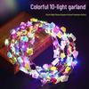 LED Light-Up Headband: Glow Cat & Rabbit Ears Crown with Flashing Lights