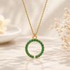 Elegant Women's Stainless Steel Zirconia Clavicle Necklace