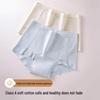 FENTENGCARE Women's 10A Antibacterial Seamless High-Waist Cotton Boxer Briefs 4-Pack