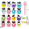 27 Pack Vegetable Cutter Shapes Set,Mini Cookie Cutter, Naisfei Mini Cookie Cutters Fruit Cookie Pastry Stamps Mold for Kids Baking