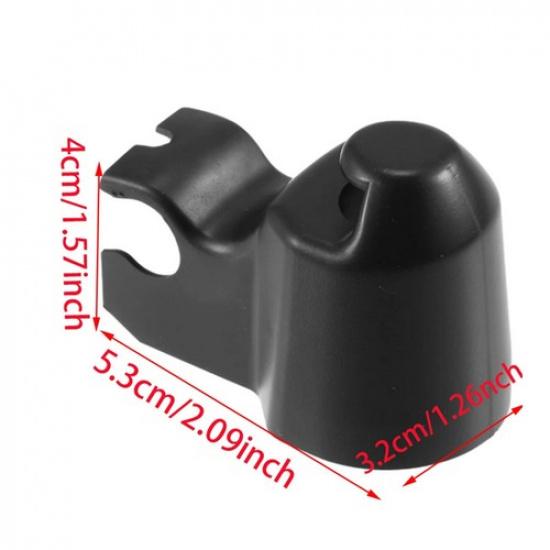 Rear Windshield Wiper Arm Nut Cover Cap Black For Ford Transit Connect 2010-2014