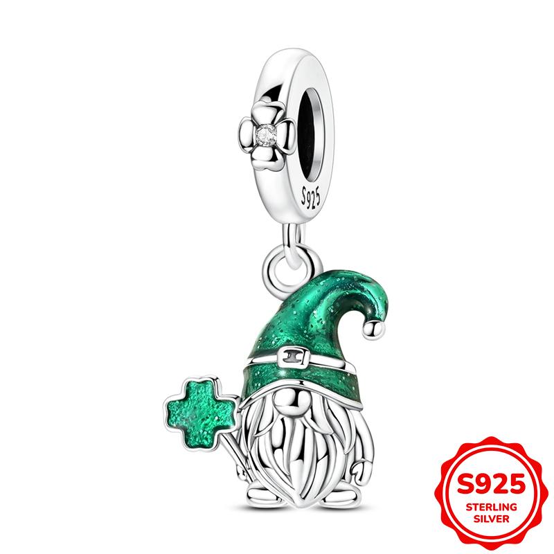 New Copper Penguins And New Year Elements Charm Beads Fits 3Mm Bracelet Necklace Women Pendant Luxury Diy Jewelry Gifts