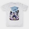 Asian Size Cotton Unisex Tshirt Print T-shirt Sasuke Uchiha Unleashing Kirin T-shirt No-Cut Print Regular Fit