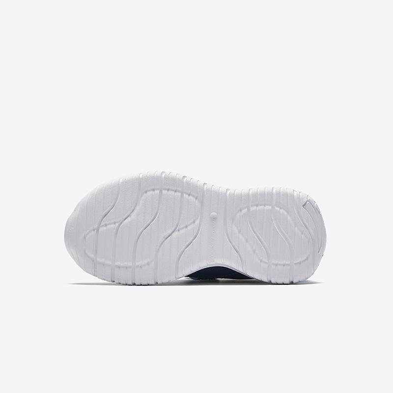 Anta Kids Vitality Comfortable Versatile Lightweight Shock Absorbing Low Top Running Shoes Kids Running Shoes White Blue A12439968-6