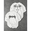 Summer  Men's T-shirt with 3D Wings Pattern Print - Street Casual Fashion Comfortable Soft Breathable