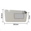 Car Sunvisor Accessories For Renault Koleos 2009 2010 2011 2012 2013 2014 2015 2016 Front Sun Visor Wth Makeup Mirror With Light