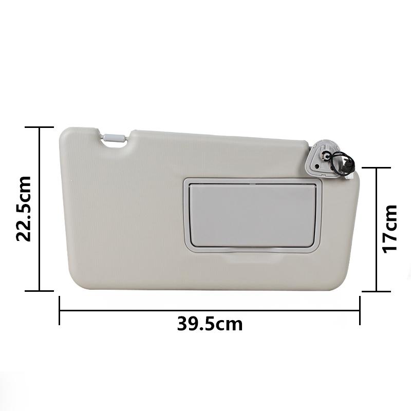 Car Sunvisor Accessories For Renault Koleos 2009 2010 2011 2012 2013 2014 2015 2016 Front Sun Visor Wth Makeup Mirror With Light