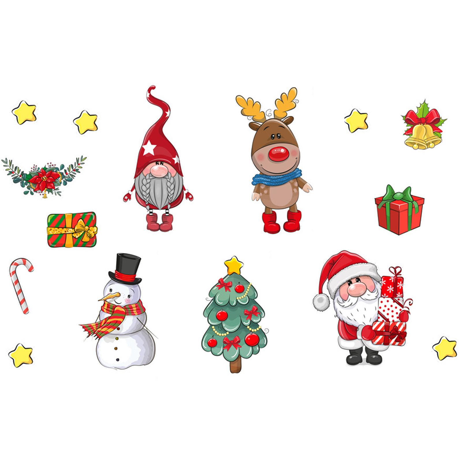 

PET Christmas Magnetic Garage Door Stickers Fridge Metal Door Magnets Holiday Parties Car Magnets Christmas Decoration