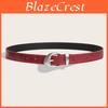 Fashion Women Belt Pu Leather With Needle Buckle For Casual Wear And Denim Styling