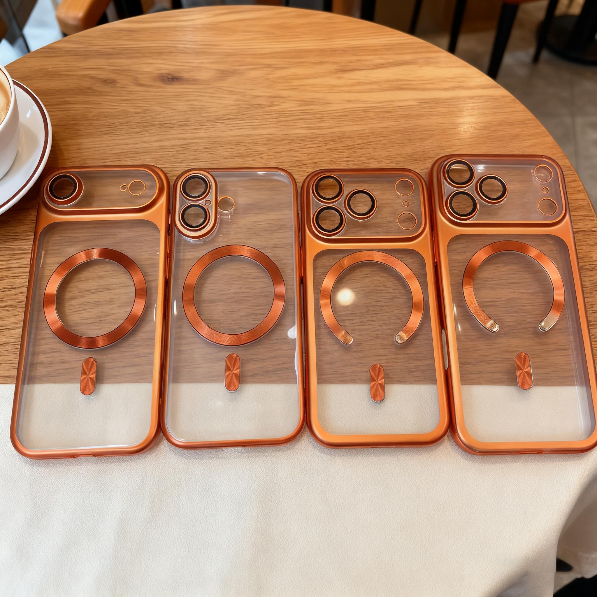 

Матовый противоотпечатковый нано-покрытие Роскошный чехол для Apple iPhone Air 17 Pro Max Прозрачный Для Magsafe Жесткий ПК Ультратонкий Магнитный Чехол For iPhone 17 серебряный