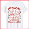 Pasta Pups Dachshund Pasta Funny Wiener Dog White Cotton T-Shirt S-5XL