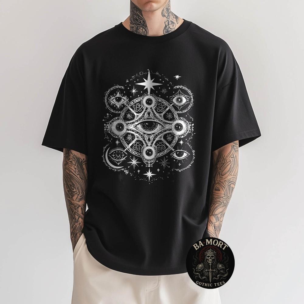 Celestial Ophanim Biblically Accurate Angel Gothic TShirt Unisex T-Shirt S