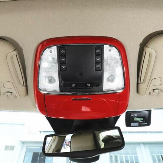 For 2011- Chrysler 300/Charger Red Front Reading Light Lamp Panel Cover Trim