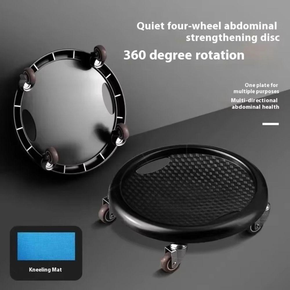 Noiseless Fitness Sliding Disc Safety Abdominal Muscle Trainer Abdominal Wheel Roller  Home Fitness