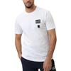 Emporio Armani EA7 FW23 Letter Logo Print Crew Neck Short Sleeve T-Shirt Men Tops White 6RPT13-PJ02Z-1100