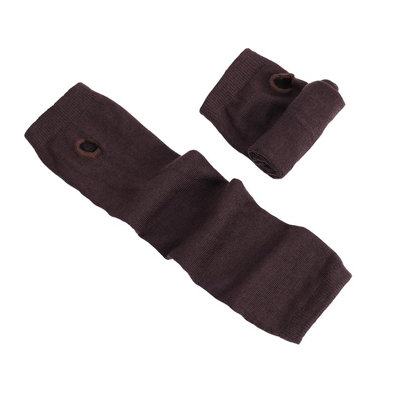 Ins Spring Summer Sports Long Fire Ninja Knitted Gloves Emo Women'S Sleeves Y2K
