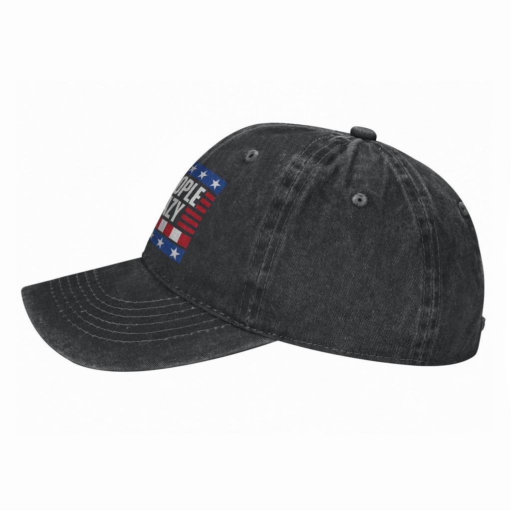 Baseball Cap These People Are Crazy Summer Yk Funny Trucker Hat Unisex Women Design Hiking Fishing SunProof Snapback Cap