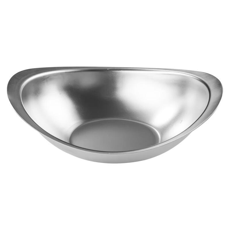 

Korean Style Stainless Steel Yuanbao Serving Bowl