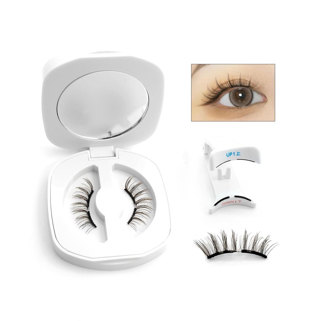 LASHIDOL Magnetic False Magnetic False Magnetic No Adhesive Instant Reusable False Natural No Glue No Cleansing Easy to Lightweight Eyelashes,