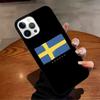 Sweden Flag Phone Case For iPhone 17 Air 16 15 14 13 12 11 Pro Max Max Plus Bumper Case Cover