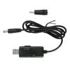 USB Power Boost Line DC 1V to DC 9V 1A/11V 1.8A Step UP Module USB Converter Adapter Router Cable 1.1X1.1MM Plug With Red LED