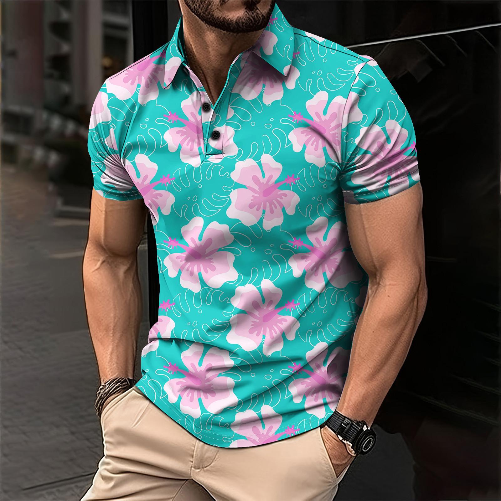 Мужская летняя дышащая рубашка с короткими рукавами и культурой отдыха XL — фото 7