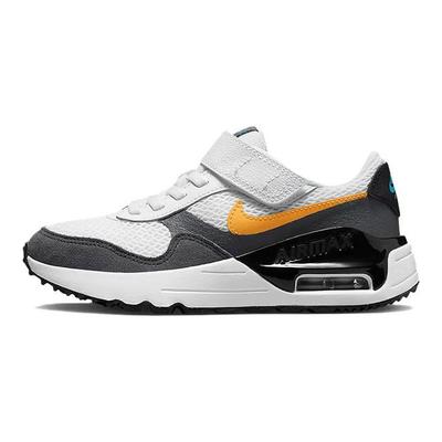 Air Max SYSTM PS Grey Laser Orange Kids Sneakers White Iron-Grey DQ0285-104