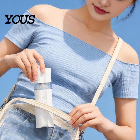 Tabletop Adjustable Fan Portable Handheld with Power Bank & Light, Rechargeable Foldable Neck Fan, With 3 Light Levels Large Battery Quiet Operation