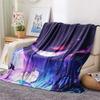 Dark Ghastly  Print Flannel Blanket, High quality Comfortable for All Seasons, Home Decor, Warmth and Comfort