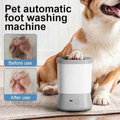Removable Design Automatic Pet Foot Washer Intelligent Cleaning Electric Powered Pet Paw Cleaner Usb Charging Intelligence