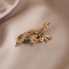 Mode Exquisite Doppelte Fliegende Vögel Broschen Für Damen Kleidung Mantel Schmuck Accessoires Geschenke